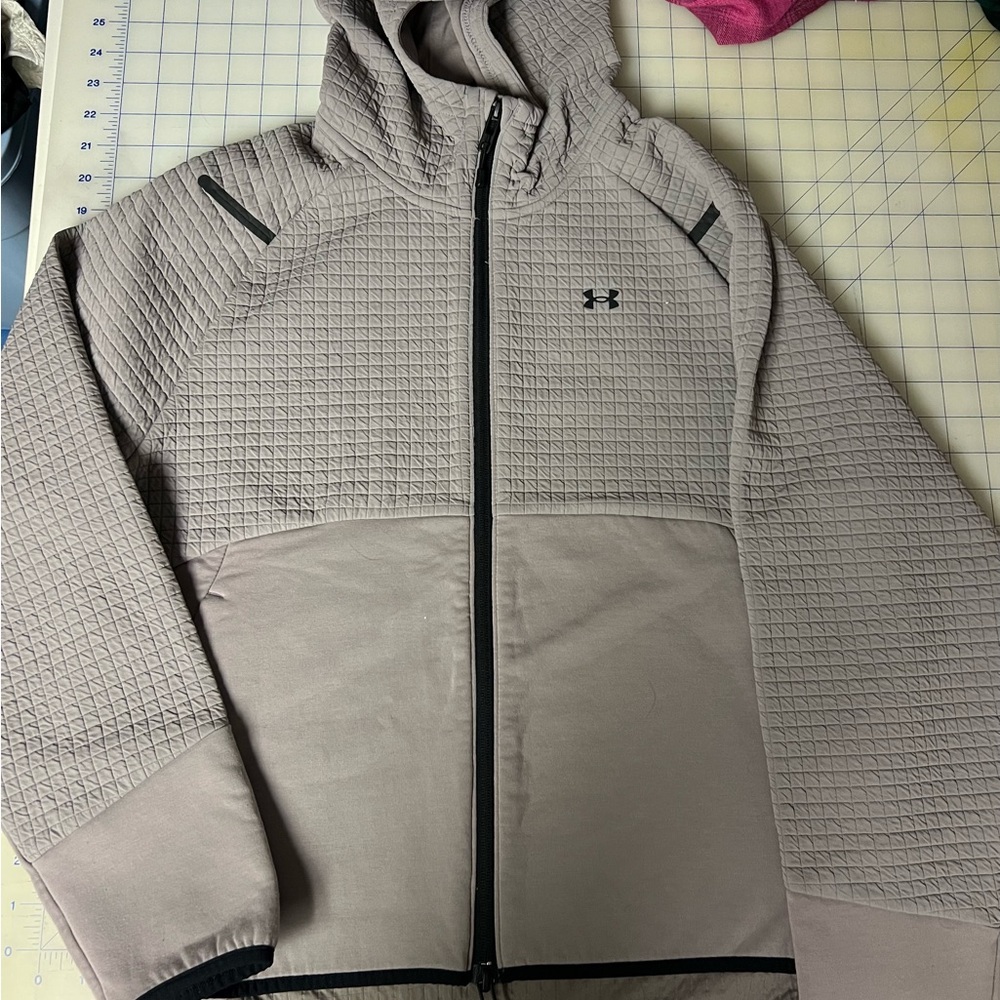 Under Armour Lavender Color Quilted Full Zip Jacket